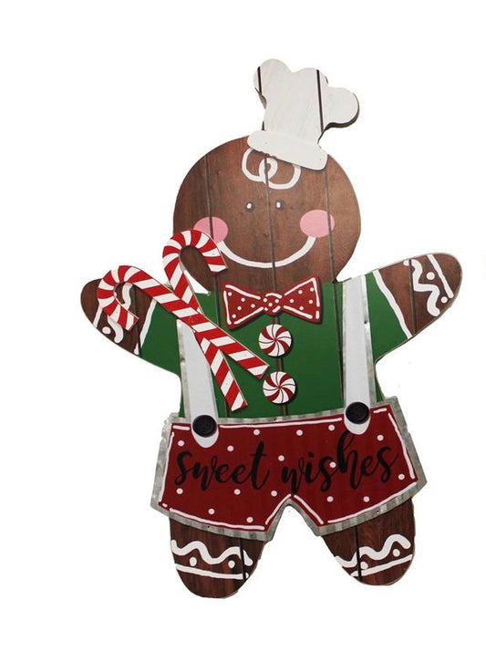 Christmas - Sign - Gingerbread