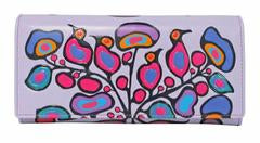 Oscardo - Norval Morrisseau - Long Wallet - "Woodland Floral"