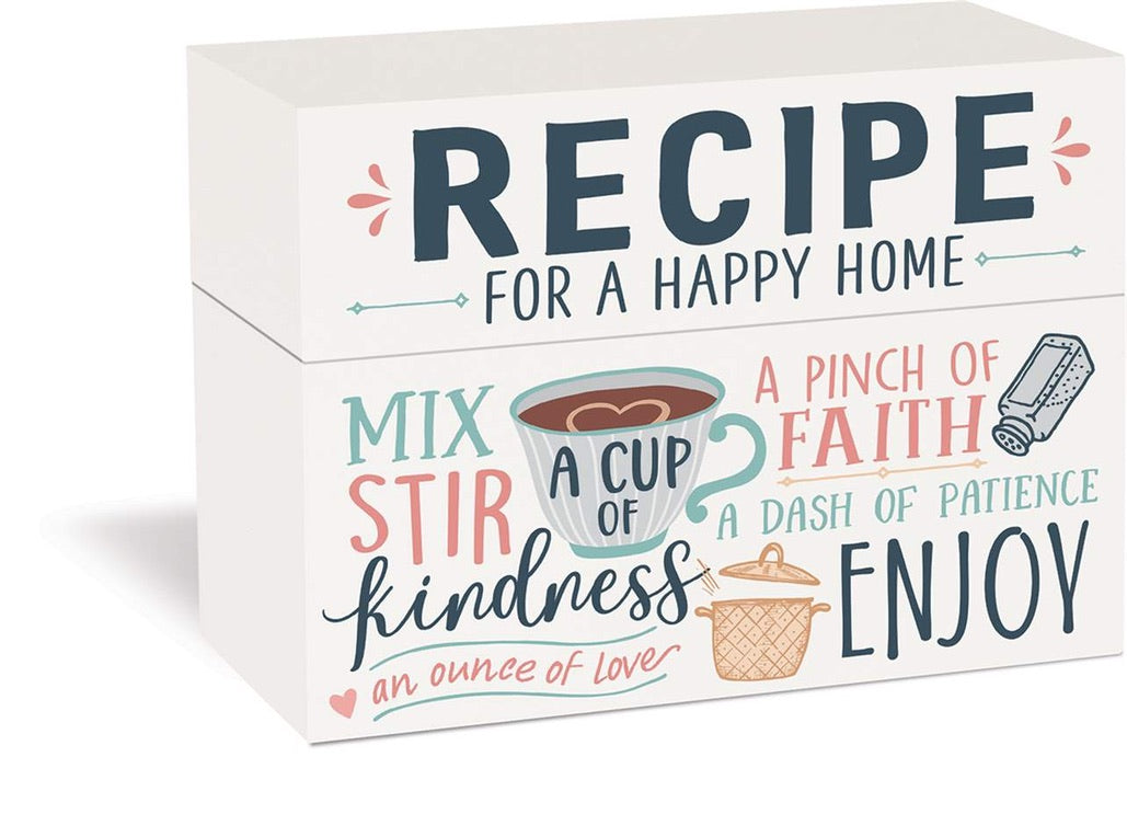 Recipe Box - For a Happy Home