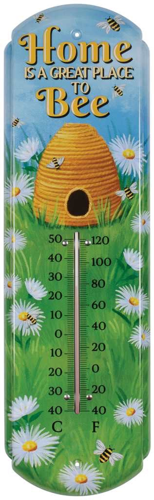 Garden - Thermometer - Home is a Good Place to Bee
