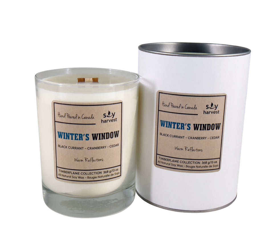 Soy Harvest Candles - Timberflame - Winter's Window