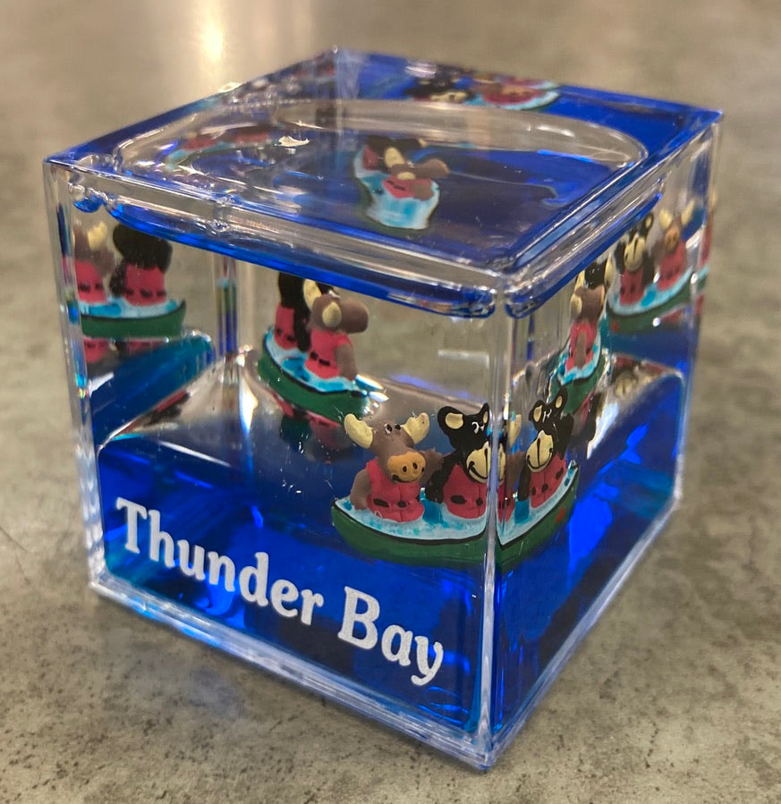 Souvenir - Thunder Bay - Bear/Moose Cube