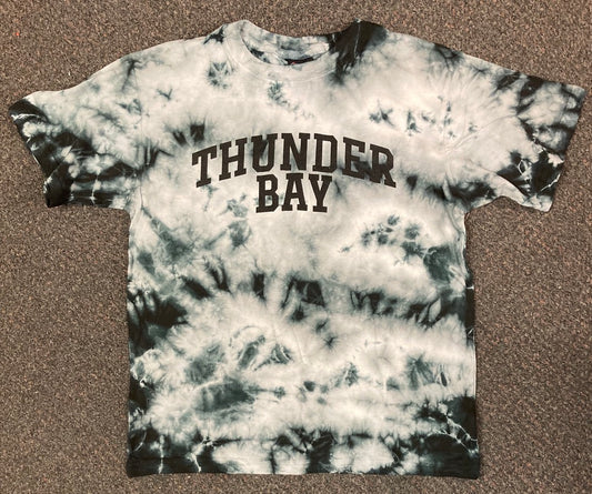 Youth T-Shirt - Thunder Bay - Tie Dye - Black