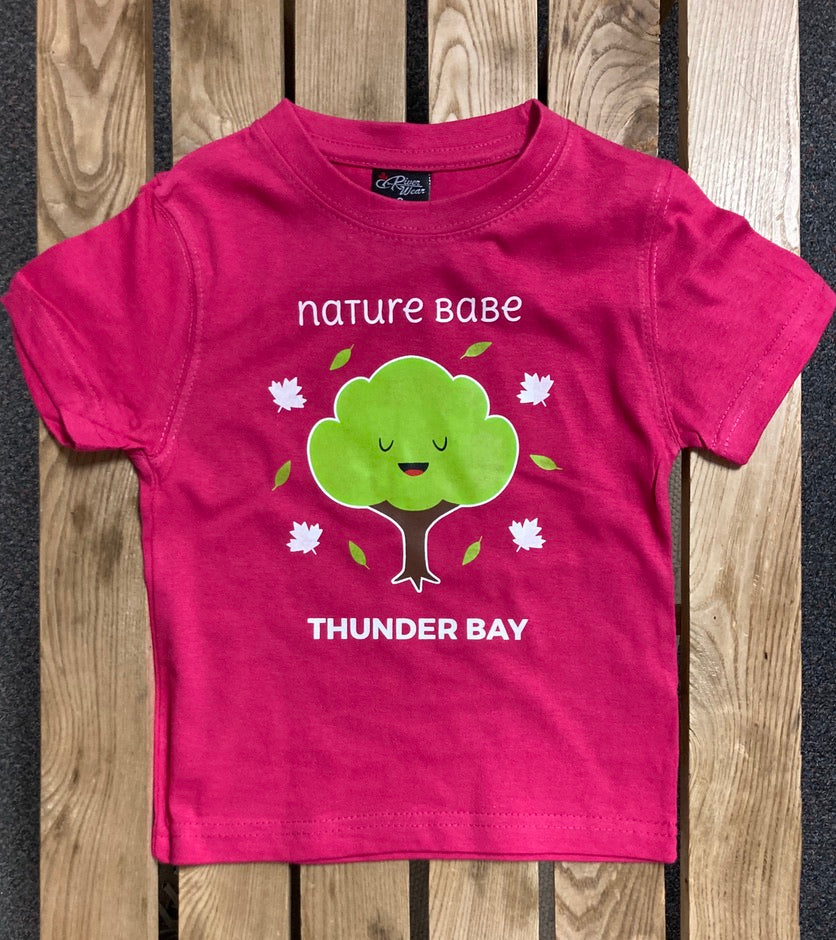 Kid's T-Shirt - Nature Babe - Thunder Bay - Pink