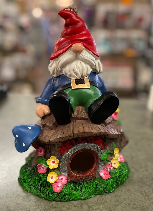 Garden - Gnome Bird House