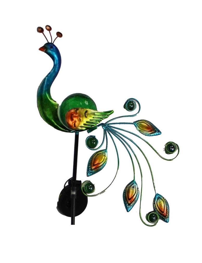 Garden - Solar Powered Peacock