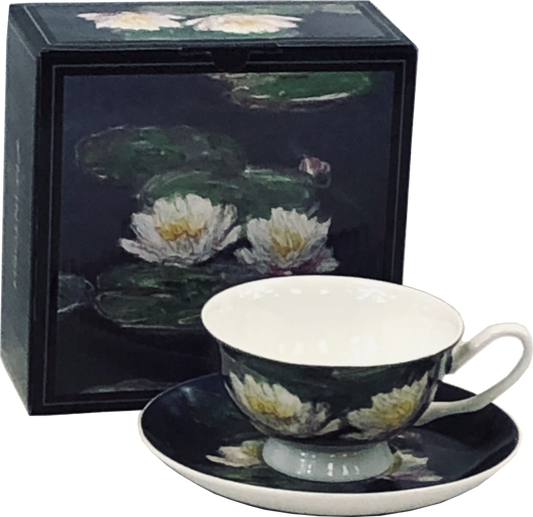 McIntosh China - Claude Monet  - Water Lilies - Tea Cup and Saucer