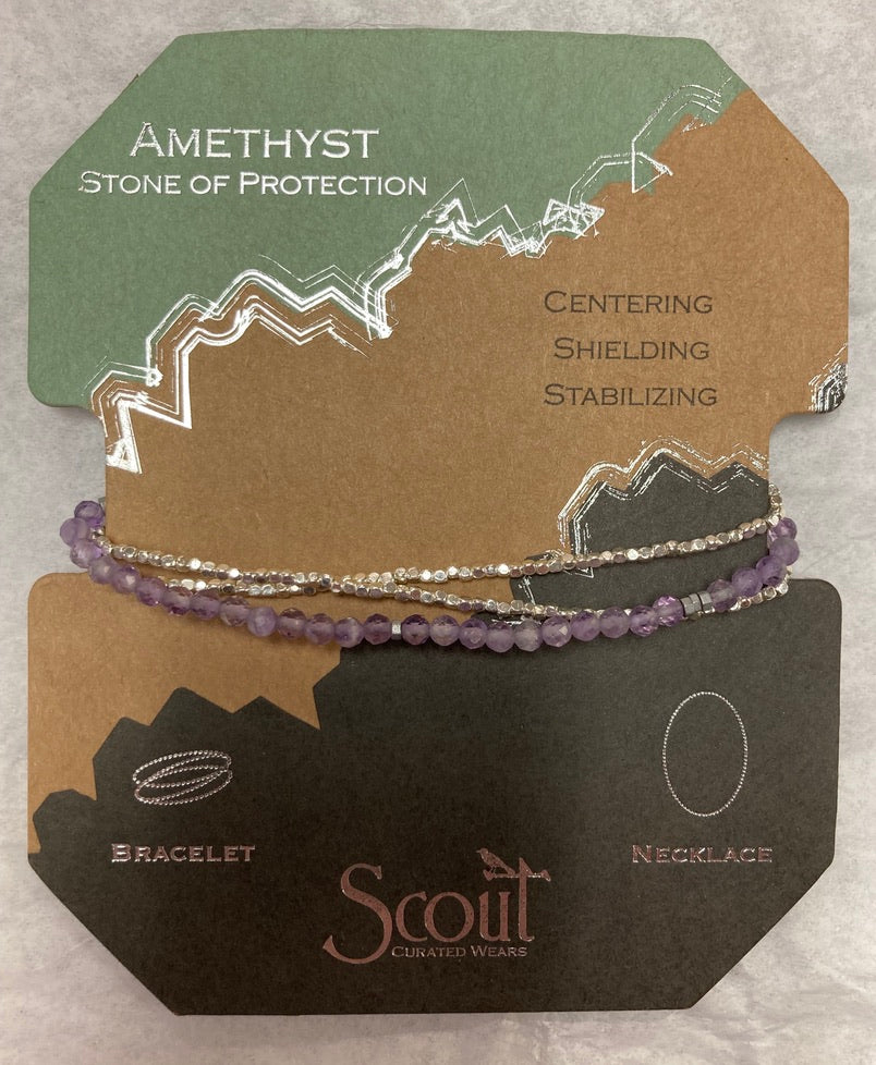 Scout Curated Wears - Amethyst Bracelet/Necklace