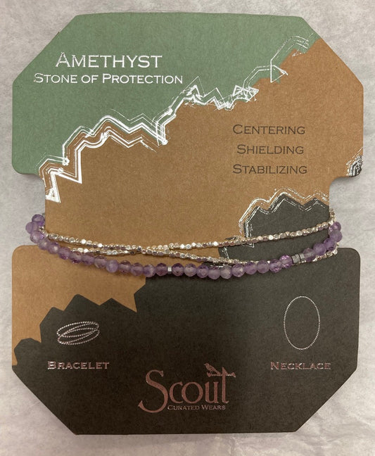 Scout Curated Wears - Amethyst Bracelet/Necklace