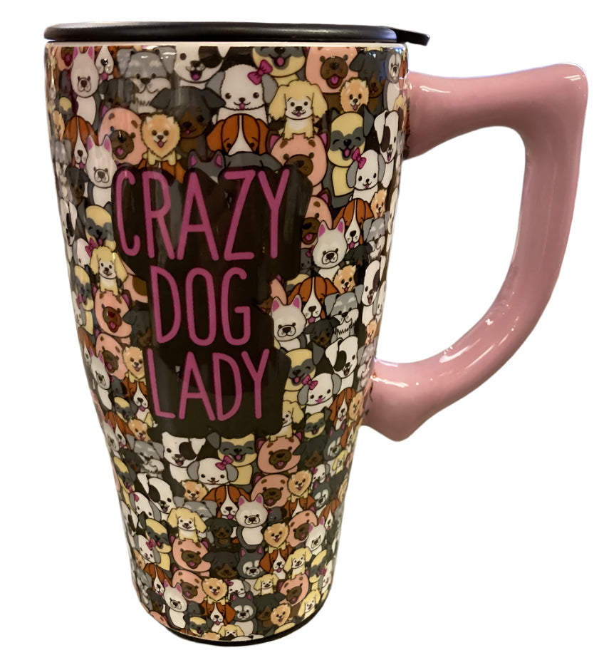 Drinkware - Travel Mug - Crazy Dog Lady