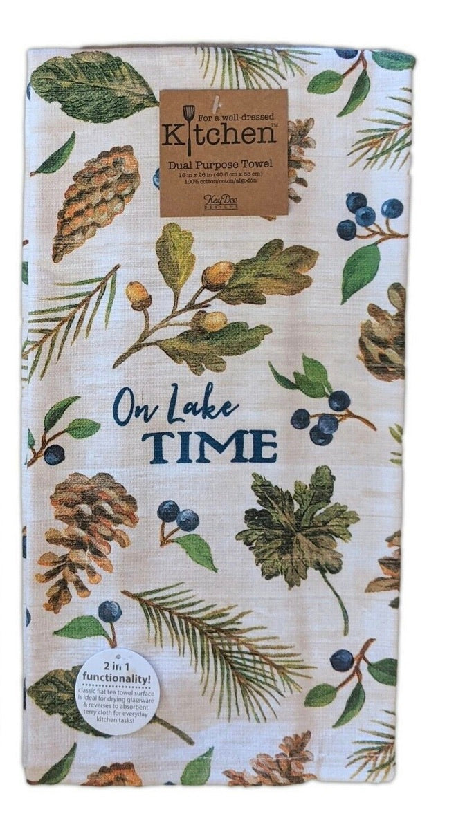 Tea Towel - On Lake Time