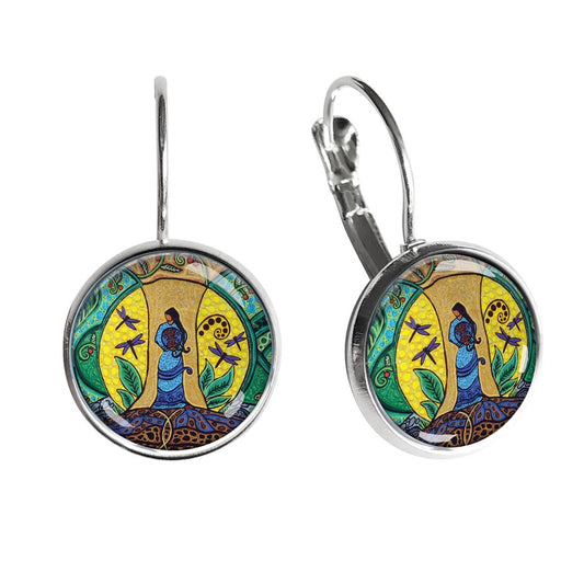 Oscardo - Leah Dorion - Dome Earrings - Strong Earth Woman