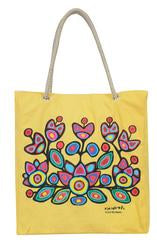 Oscardo - Norval Morrisseau - Eco-bag - "Floral on Yellow"