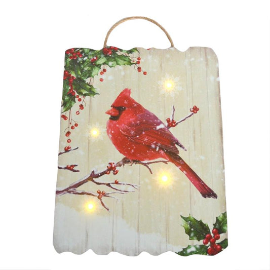 Christmas - Cardinal LED Wall Art