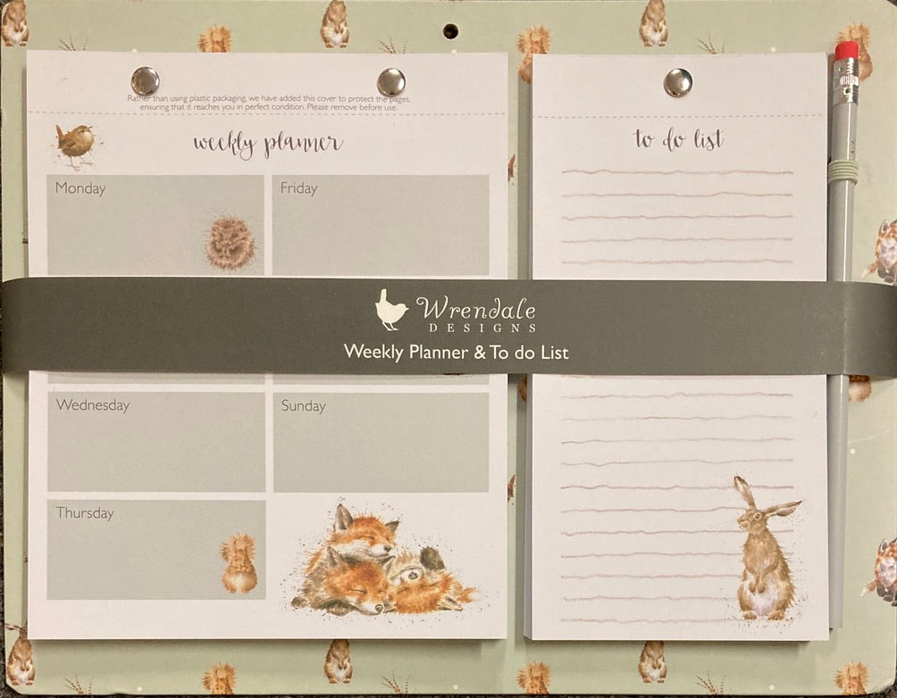 Wrendale Designs - Weekly Planner and To Do List