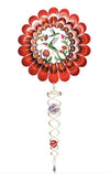Garden - Wind Spinner - Mini Set - Hummingbird with Gold and Red
