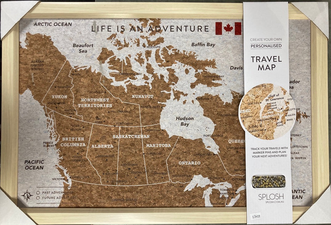 Sign - Travel Map - Canada