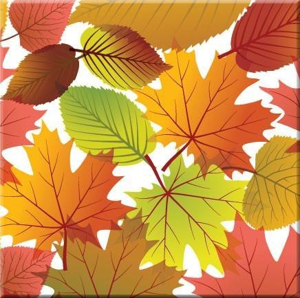 Oscardo - Ceramic Trivet/Wall Art - Maple Leaves