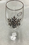 Christmas - Snowflake Wineglass