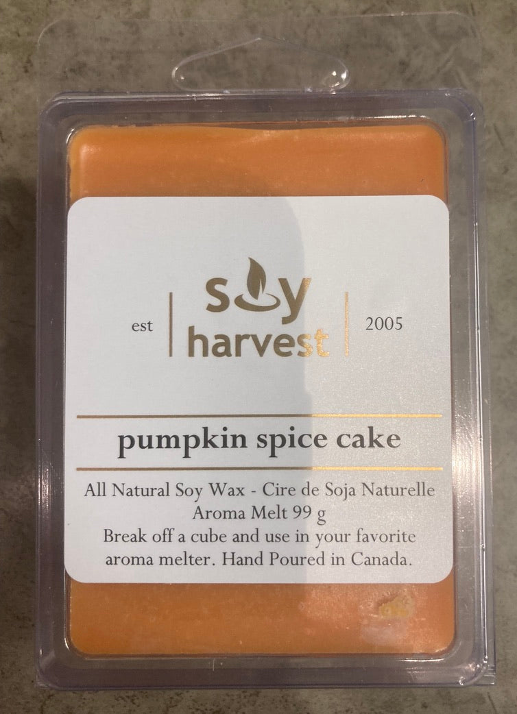 Soy Harvest Candles - Pumpkin Spice Cake - Melters