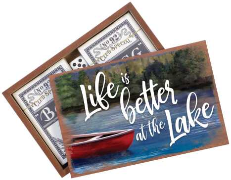 Garden - Cards and Dice - Life is better at the Lake