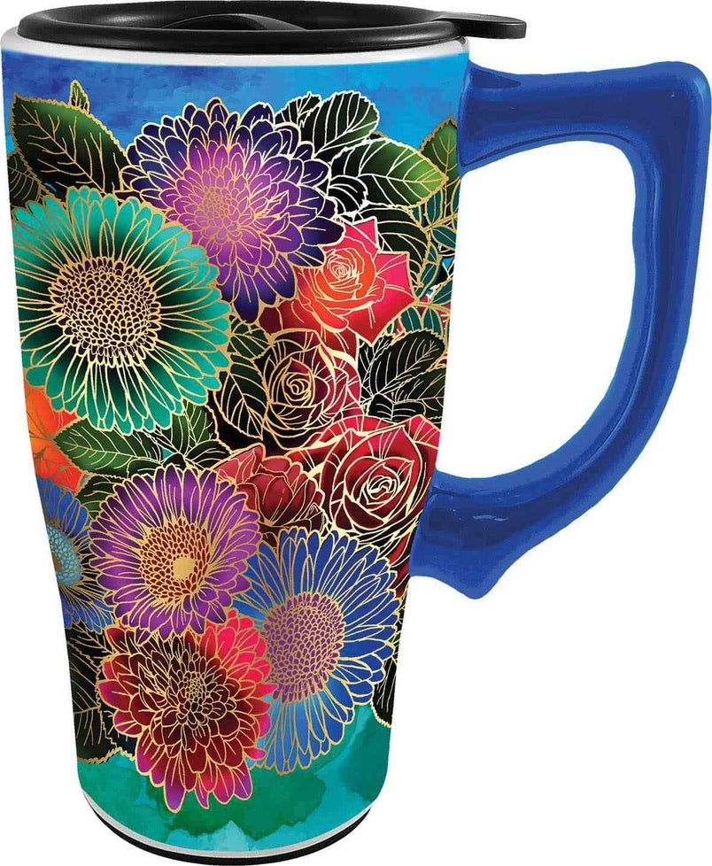 Drinkware - Travel Mug - Flowers
