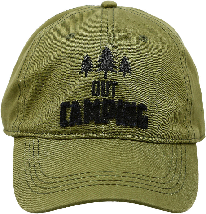 Souvenir - Cap - Out Camping - Olive Green