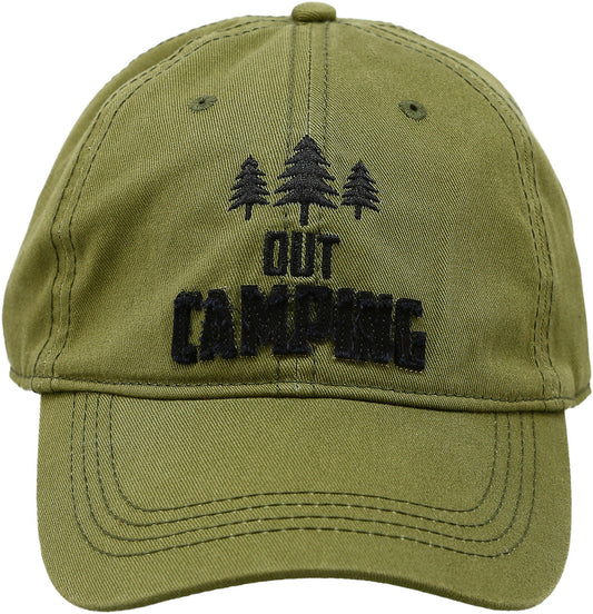 Souvenir - Cap - Out Camping - Olive Green