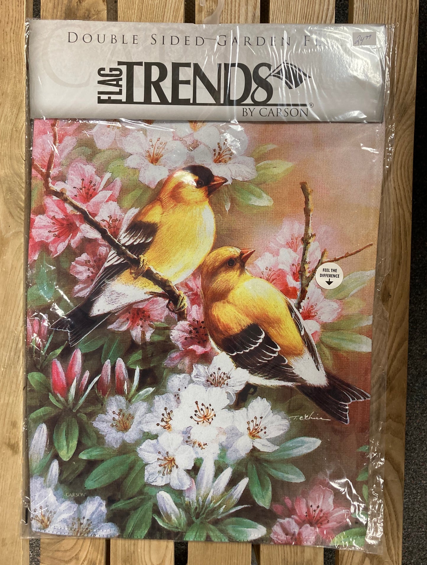 Garden Flag - Yellow Finches