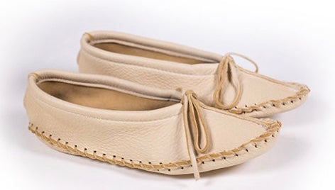 Hides in Hand - Ballet Leather Moccasin - Cream