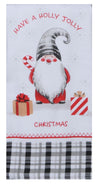 Christmas - Gnome Sweet Gnome Jolly Gnome Dual Purpose Terry Towel