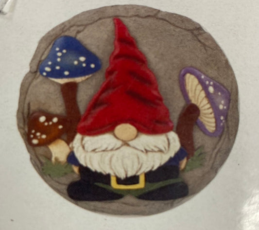 Garden - Stepping Stone - Gnome With Toadstools