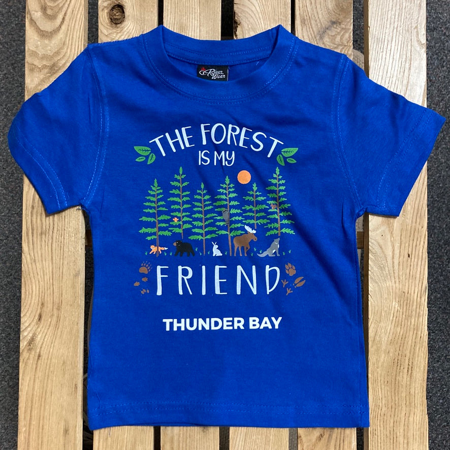 Kid's T-Shirt - The Forest is My Friend - Thunder Bay