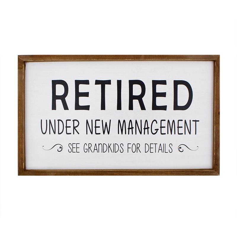 Sign - Retired