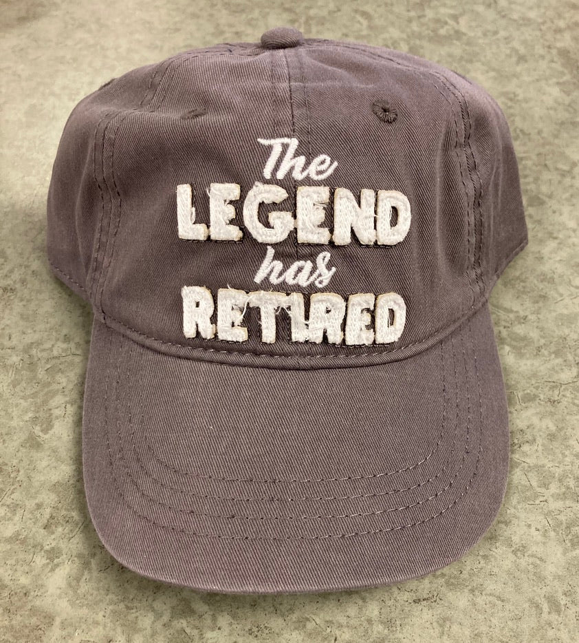 Retirement - Cap - "The Legend Has Retired"