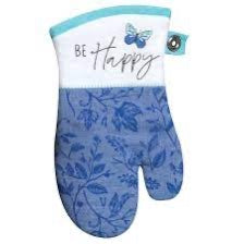 Oven Mitt - Outdoor Beauties - Bee Happy