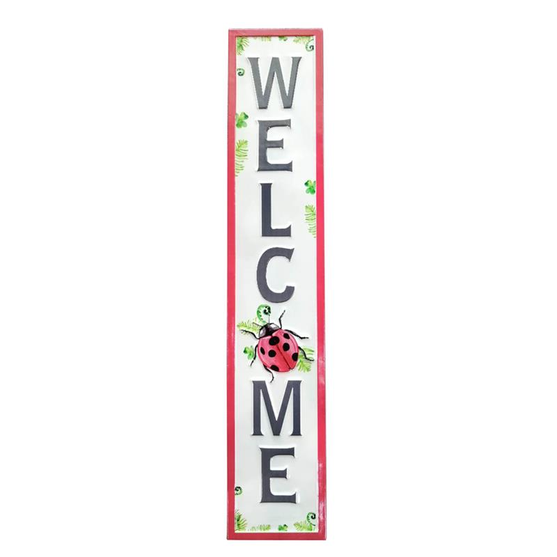 Sign - Welcome - Lady Bug