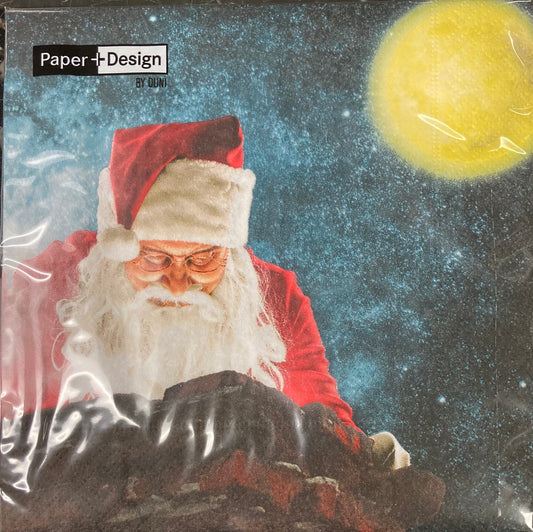 Napkins - Lunch - Peeping Santa