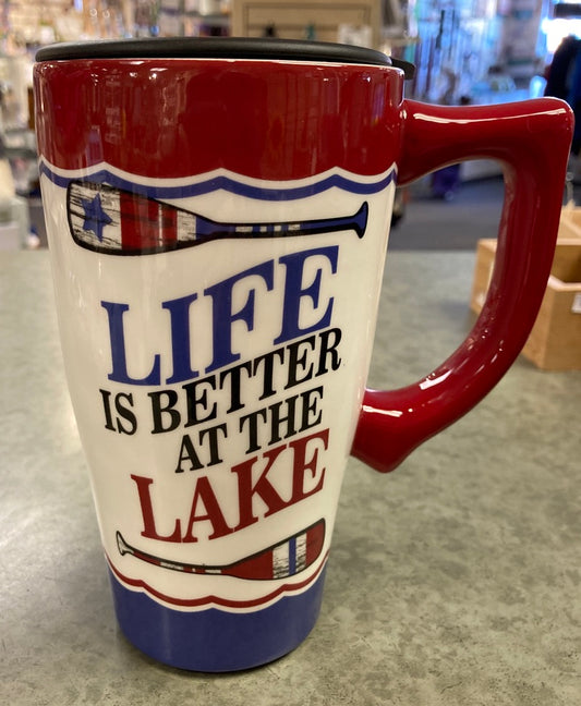 Drinkware - Travel Mug - Life is Better At The Lake