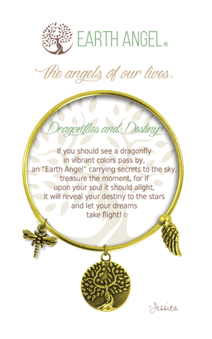 Earth Angel Bracelet - "Dragonflies and Destiny"