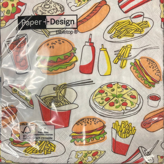 Napkins - Lunch - Fast Food
