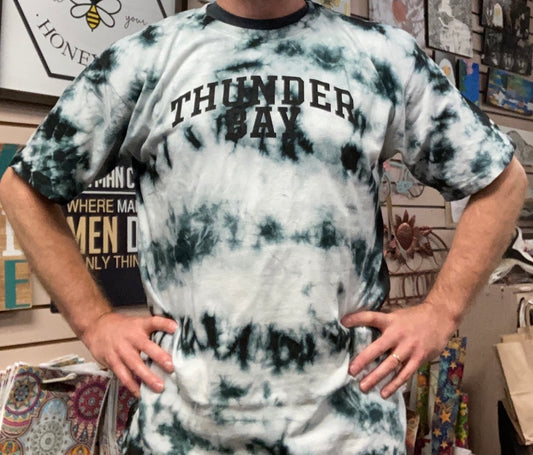 Souvenir Clothing - Tie Dye T-Shirt - Thunder Bay - Black