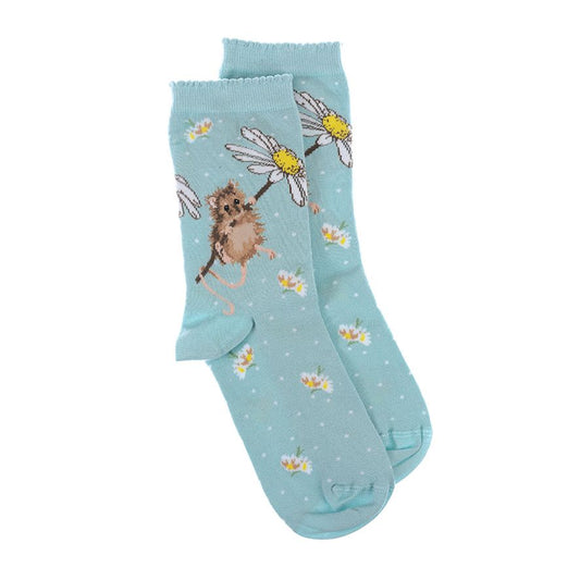 Wrendale Designs - Socks - Oops a Daisy