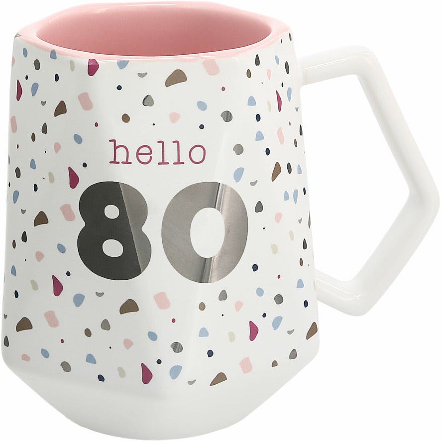 Drinkware - Happy Confetti to You - 80th