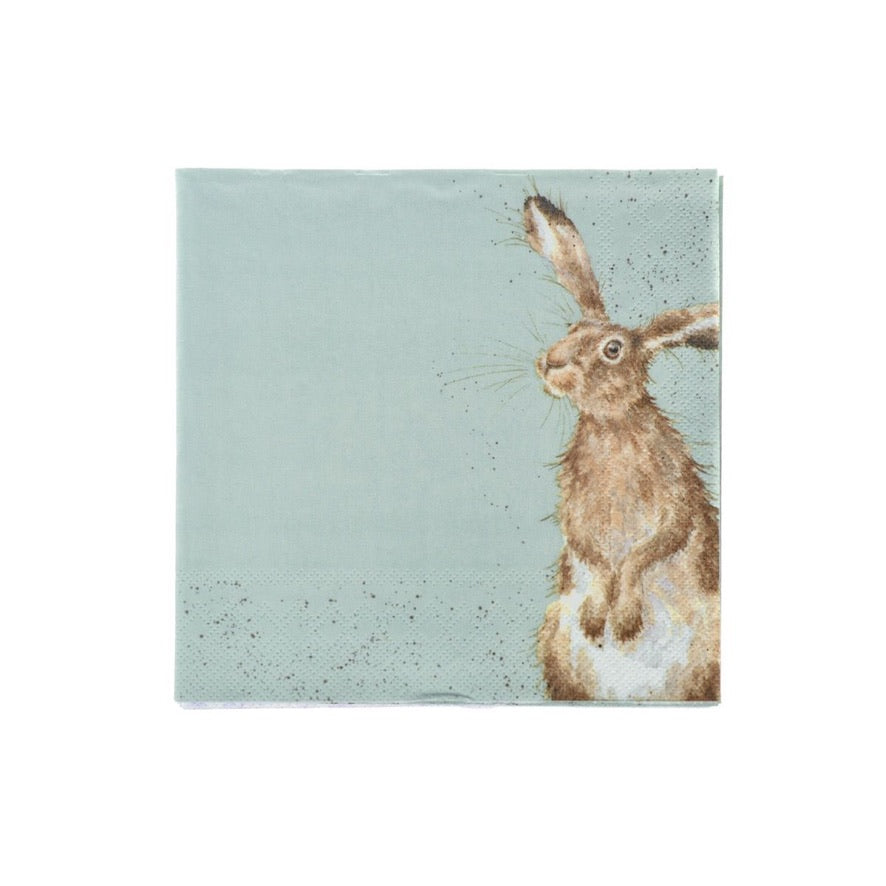 Napkins - Wrendale Designs - The Hare and the Bee