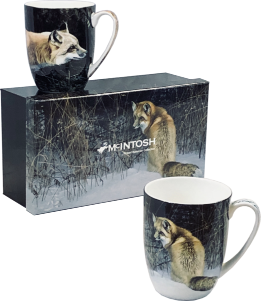 McIntosh China - Robert Bateman - Set of 2 - "Foxes"
