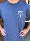 Old Guys Rule T-Shirt - Well Aged Spirits - Blue Grey