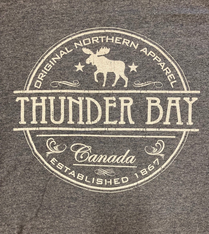 Souvenir Clothing - T-Shirt - Thunder Bay - Canada, Est. 1867 - Navy Heather