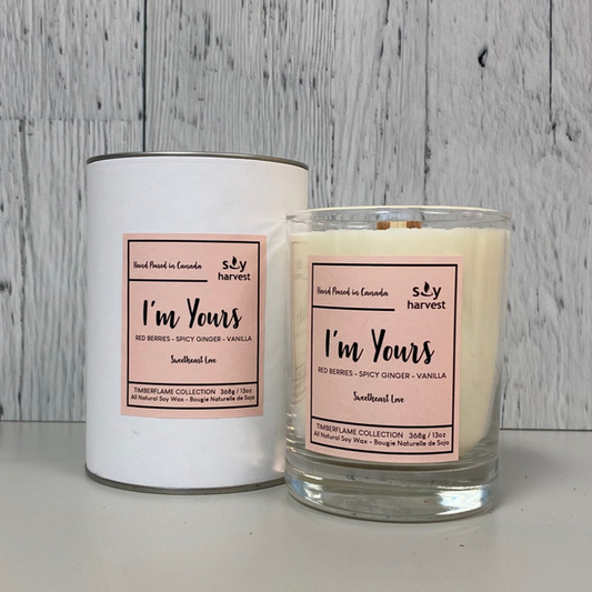 Soy Harvest Candles - Timberflame - I'm Yours