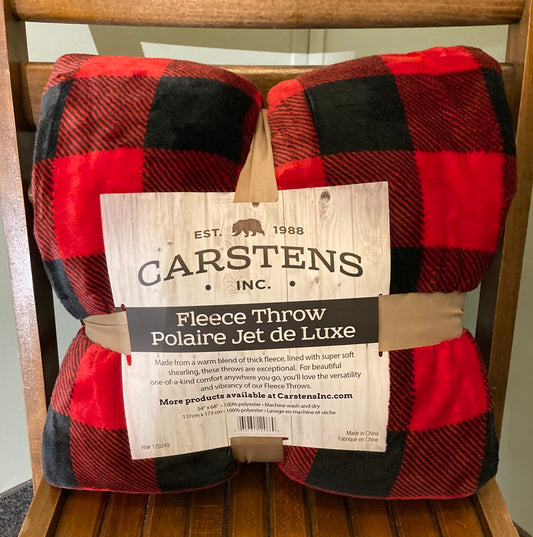 Fleece Throw - Plaid